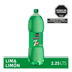 Gaseosa lima limón descartable - botella 7 Up 2.25 Lt
