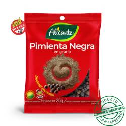 Pimienta negra grano Alicante 25 Gr
