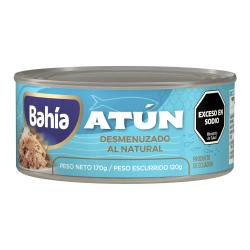 Atún desmenuzado al natural Bahía 170 Gr