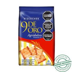 Bizcochos agridulces 9 De Oro 200 Gr