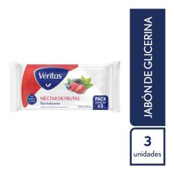 Jabòn de tocador glicerina nèctar de frutas Veritas 360 Gr