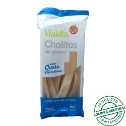 Chalitas sabor parmesano sin tacc Via Vita 100 Gr