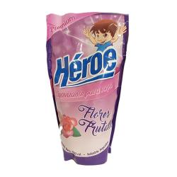Suavizante flores frutales - doy pack Héroe 900 Ml