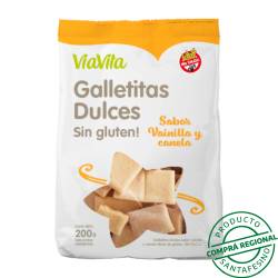 Galletita vainilla y canela sin tacc Via Vita 200 Gr