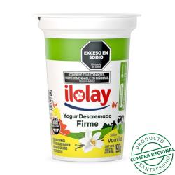 Yogur firme 0 % vainilla Ilolay 190 Gr