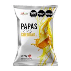 Papa frita sabor cheddar sin tacc Julicroc 70 Gr