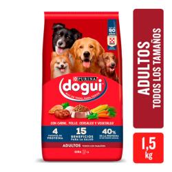 Alimento perro adulto carne pollo cereales y vegetales Dogui 1.5 Kg