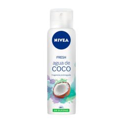 Desodorante antitranspirante en aerosol mujer fresh agua de coco Nivea 150 Ml