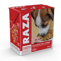 Aimento perro guisado de carne - tetra Raza 340 Gr
