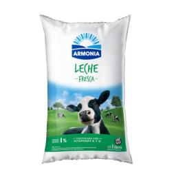 Leche descremada 1 % ultra p. -sachet Armonia 1 Lt