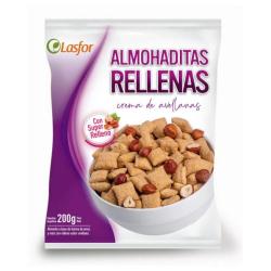 Bocadito cereal relleno avellana Lasfor 200 Gr