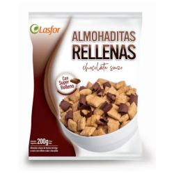 Bocadito cereal relleno chocolate Lasfor 200 Gr