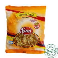 Cereal sin tacc aritos con miel Nani 130 Gr