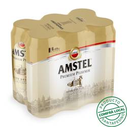 Cerveza lata pack x Amstel 2.838 Lt
