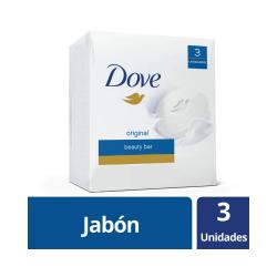 Jabón tocador cremoso 3x90 - estuche Dove 270 Gr