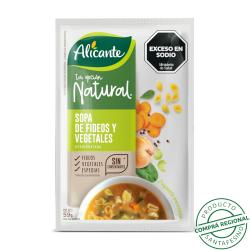 Sopa fideos con vegetales Alicante 59 Gr