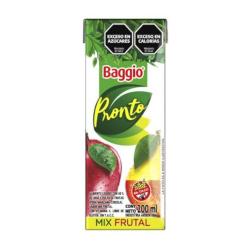 Jugo mix frutal - tetra Baggio Pronto 200 Ml