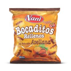 Bocadito sin tacc rellenos avellana Nani 150 Gr