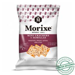 Galletitas mini 5 semillas Morixe 250 Gr