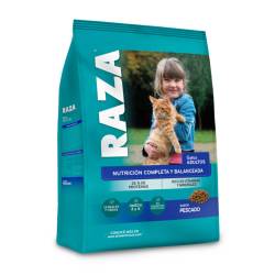 Alimento gato adulto pescado Raza 1 Kg