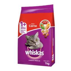 Alimento gato adulto carne Whiskas 1 Kg