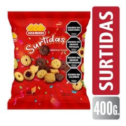 Galletita surtida Gold Mundo 400 Gr
