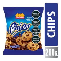 Galletita con chips chocolate Gold Mundo 200 Gr