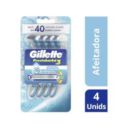 Maquina prestobarba cooling Gillette 4 U