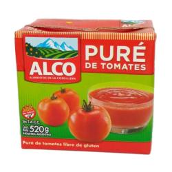 Pure de tomate - tetra pack Alco 520 Gr