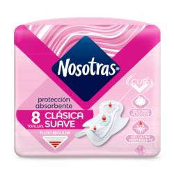 Toallas femeninas con alas clásica cur v Nosotras 8 U