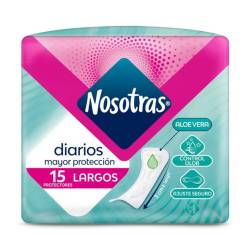 Protectores diarios largos Nosotras 15 U