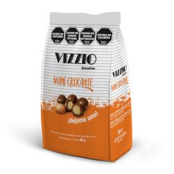 Maní crocante bañado chocolate leche Vizzio 80 Gr