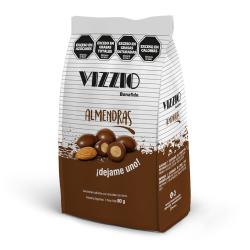Almendras bañadas chocolate leche Vizzio 80 Gr