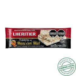 Turrón maní con miel Lheritier 80 Gr