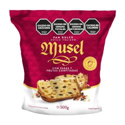 Pan dulce con frutas Musel 500 Gr