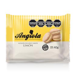 Alfajor sin tacc sabor limón Angiola 40 Gr