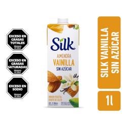 Alimento almendras vainilla sin azúcar - tetra Silk 1 Lt