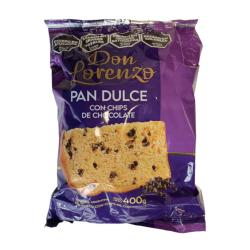 Pan dulce con chips chocolate Don Lorenzo 400 Gr