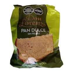Pan dulce sin frutas Don Lorenzo 400 Gr