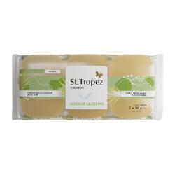 Jabon de tocador glicerina neutro 3x90gr St. Tropez 270 Gr