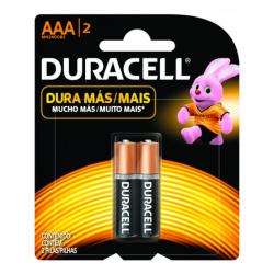 Pilas chicas triple a Duracell 2 U
