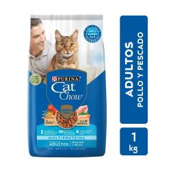 Alimento gato adulto pescado/pollo Cat Chow 1 Kg
