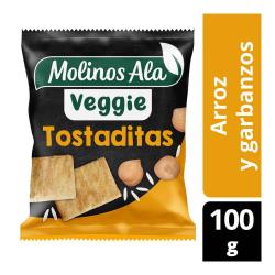 Tostaditas de arroz y garbanzos Molinos Ala 100 Gr