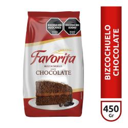 Bizcochuelo chocolate - bolsa Favorita 450 Gr