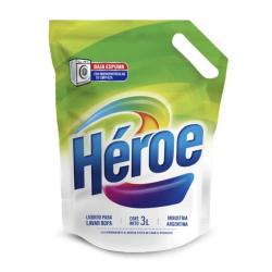 Jabón líquido lavarropas automático - doy pack Héroe 3 Lt