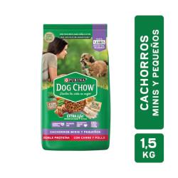Alimento perro cachorros razas mini y pequeñas Dog Chow 1.5 Kg