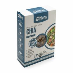 Fideos multicereal chía Wakas 250 Gr