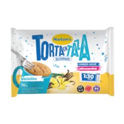 Bizcochuelo vainilla en taza sin tacc Marloms 70 Gr