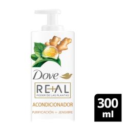 Crema enjuague purificación + jengibre Dove Real 300 Ml