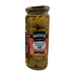 Aceitunas verdes rellenas con ajo Nucete 200 Gr